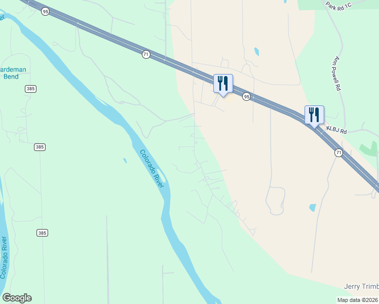 map of restaurants, bars, coffee shops, grocery stores, and more near 182 Norma Jean Boulevard in Smithville