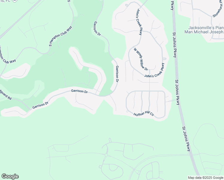map of restaurants, bars, coffee shops, grocery stores, and more near 1059 Garrison Drive in St. Augustine