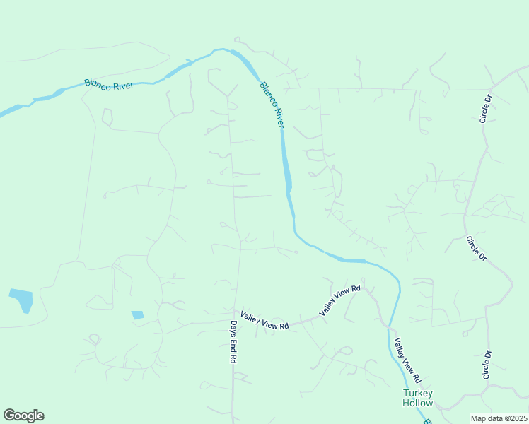 map of restaurants, bars, coffee shops, grocery stores, and more near 661 Days End Road in Wimberley