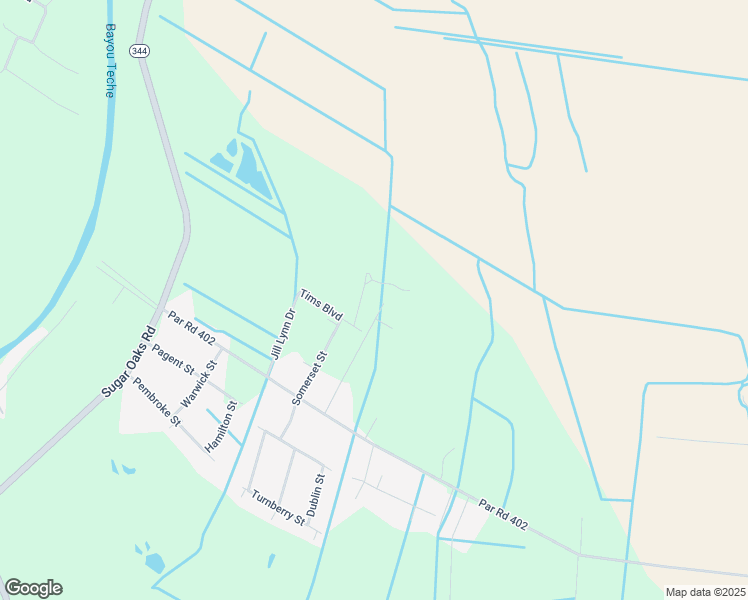 map of restaurants, bars, coffee shops, grocery stores, and more near 2109 Tims Boulevard in New Iberia