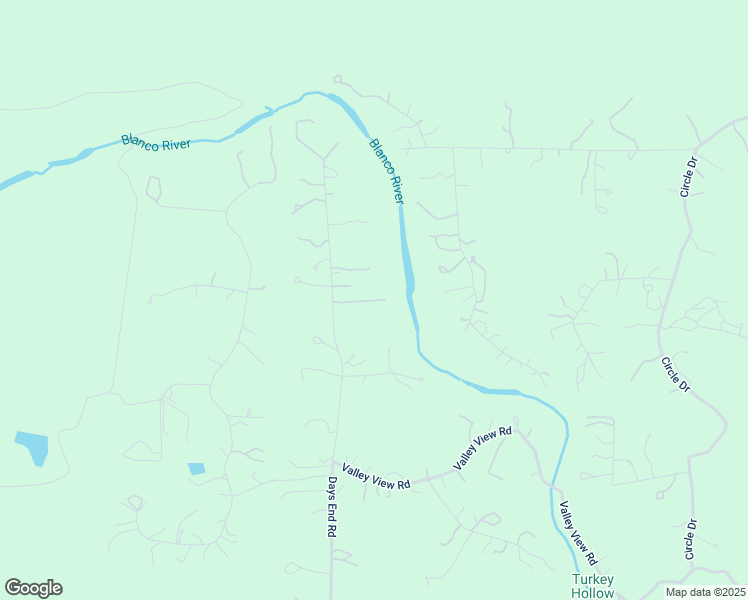map of restaurants, bars, coffee shops, grocery stores, and more near 661 Days End Road in Wimberley
