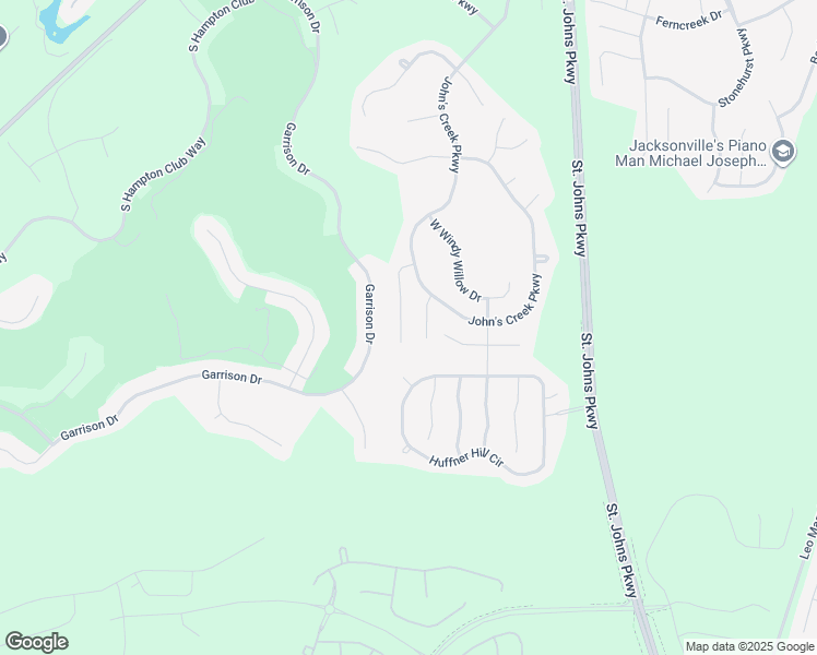 map of restaurants, bars, coffee shops, grocery stores, and more near 2142 Thorn Hollow Court in Saint Augustine