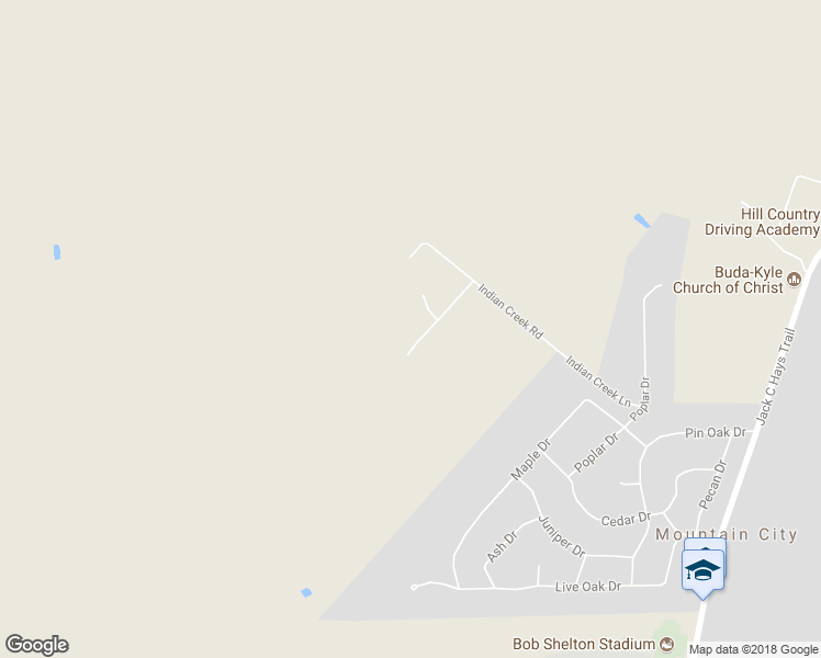 map of restaurants, bars, coffee shops, grocery stores, and more near 550 Indian Creek Lane in Buda