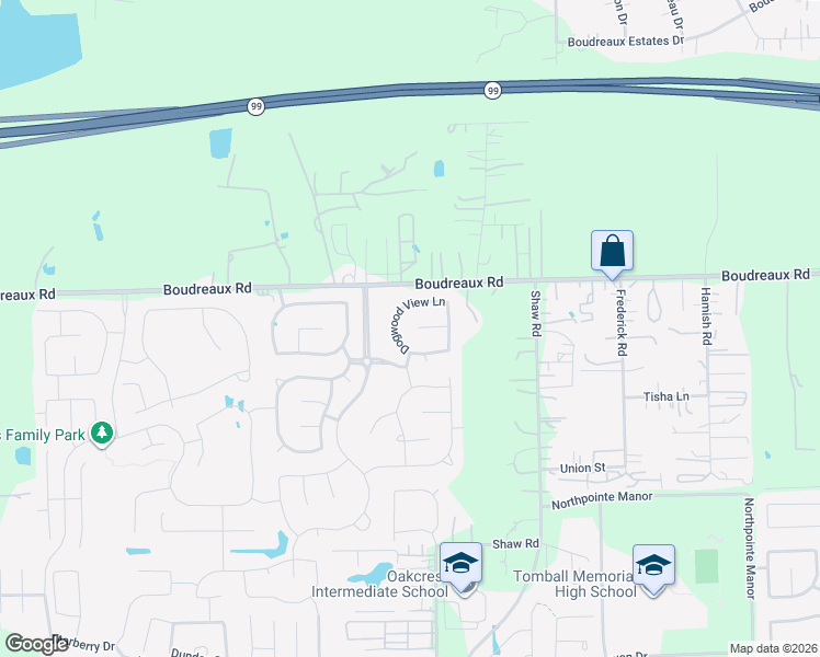 map of restaurants, bars, coffee shops, grocery stores, and more near 14918 Mystic Terrace Lane in Cypress