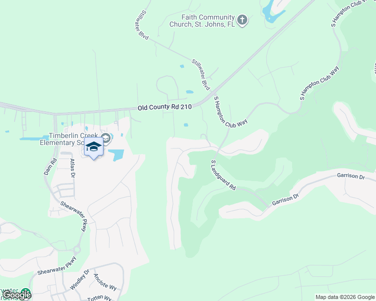map of restaurants, bars, coffee shops, grocery stores, and more near 2253 West Clovelly Lane in St. Augustine