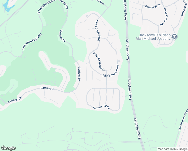 map of restaurants, bars, coffee shops, grocery stores, and more near 2028 Spring Meadows Court in St. Augustine
