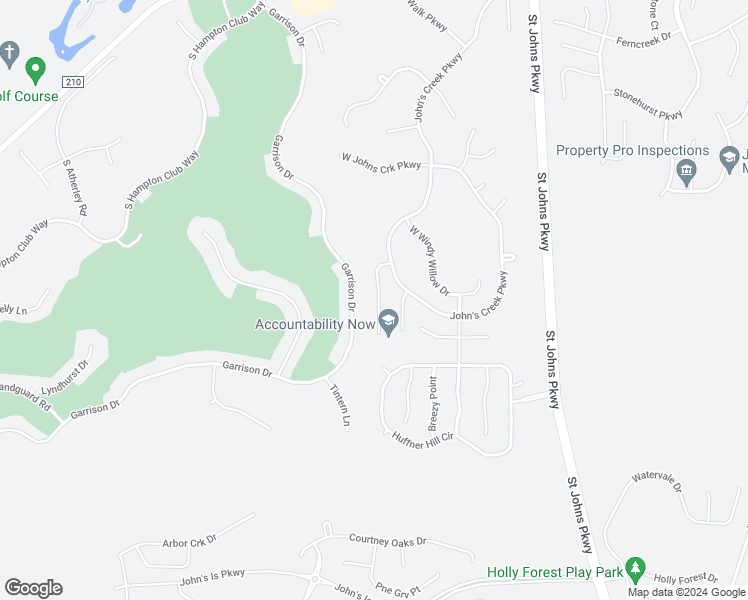 map of restaurants, bars, coffee shops, grocery stores, and more near 2127 Thorn Hollow Court in St. Augustine