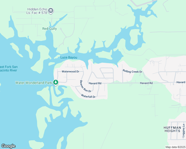 map of restaurants, bars, coffee shops, grocery stores, and more near 403 Havard Road in Huffman