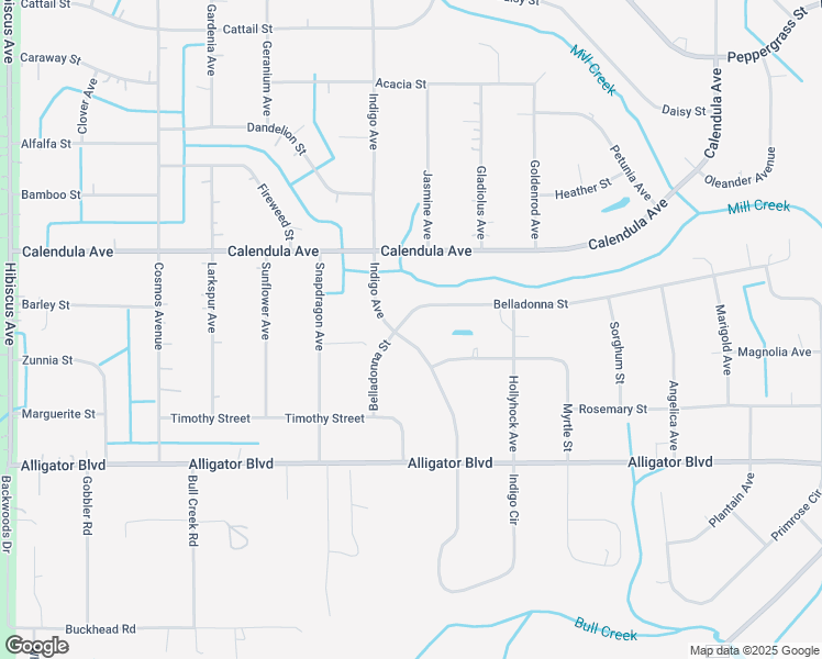map of restaurants, bars, coffee shops, grocery stores, and more near 2571 Indigo Avenue in Middleburg
