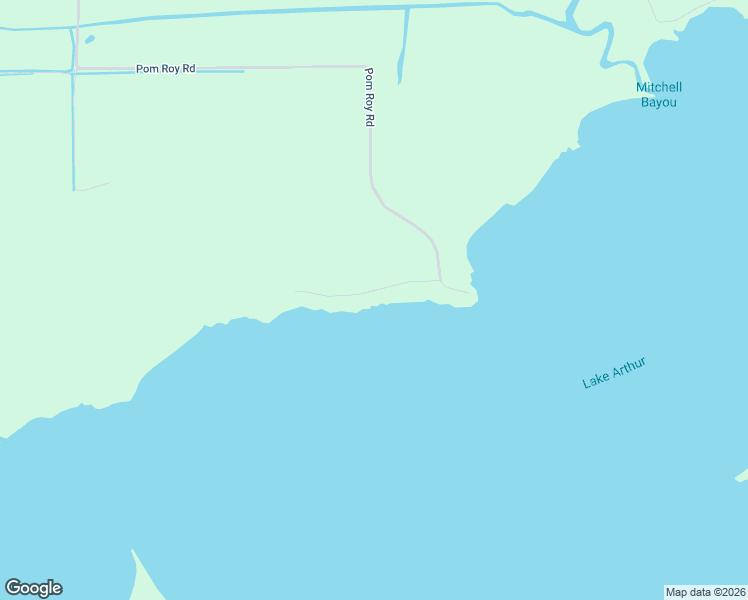 map of restaurants, bars, coffee shops, grocery stores, and more near 1174 Pom Roy Road in Lake Arthur
