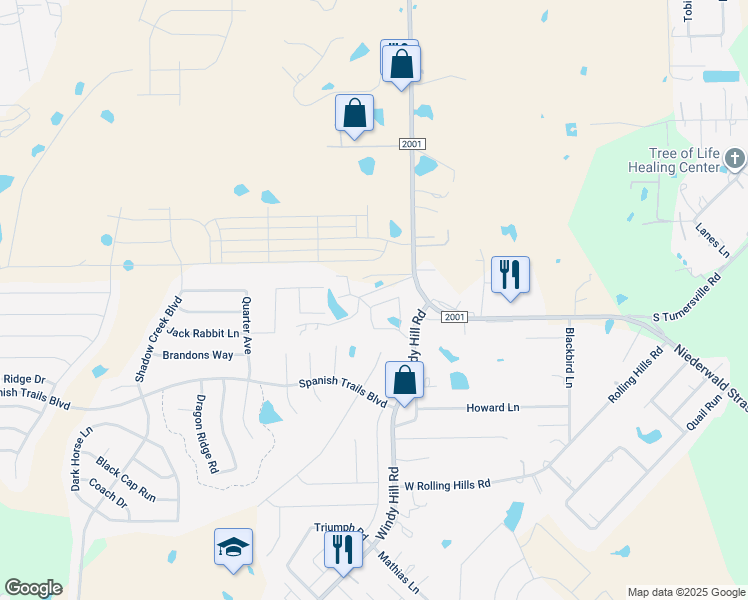 map of restaurants, bars, coffee shops, grocery stores, and more near 391 Joanne Loop in Buda