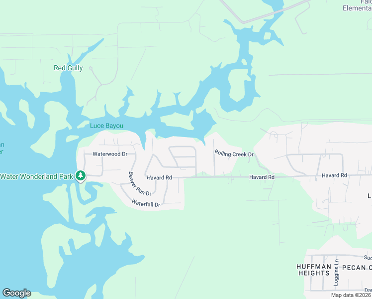 map of restaurants, bars, coffee shops, grocery stores, and more near 514 Springwater Drive in Huffman