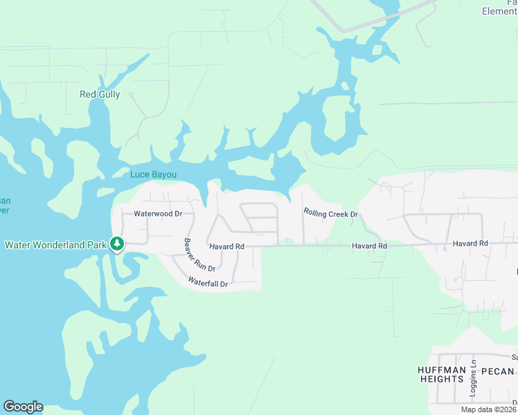 map of restaurants, bars, coffee shops, grocery stores, and more near 514 Springwater Drive in Huffman