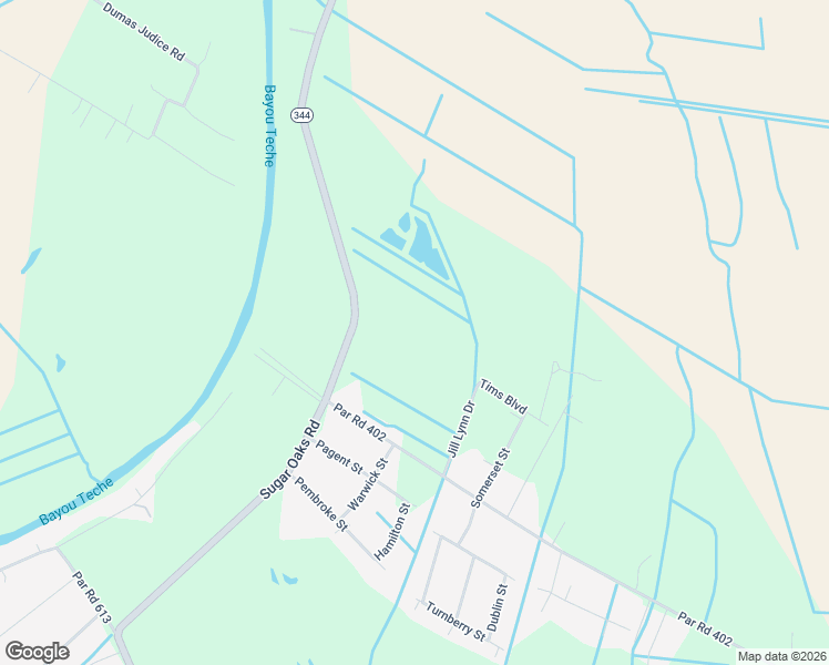 map of restaurants, bars, coffee shops, grocery stores, and more near 4518 Sugar Oaks Road in New Iberia