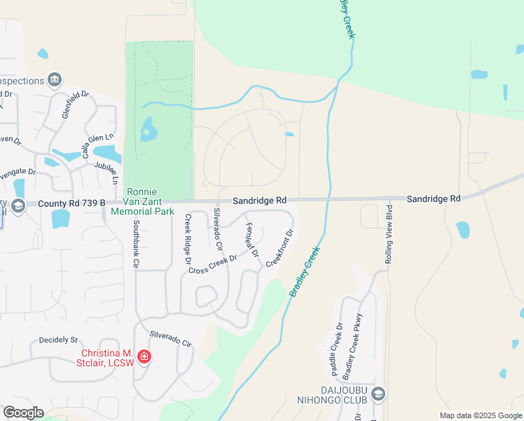 map of restaurants, bars, coffee shops, grocery stores, and more near 2373 Creekfront Drive in Green Cove Springs
