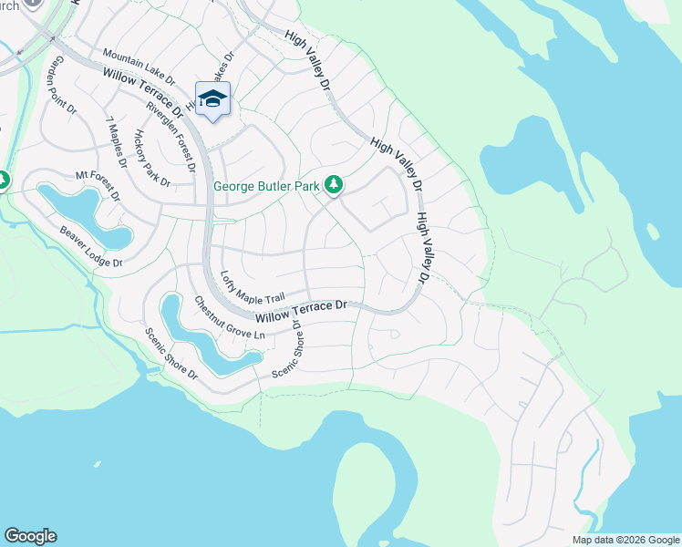 map of restaurants, bars, coffee shops, grocery stores, and more near 5914 Autumn Dogwood Way in Houston