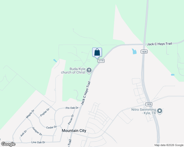 map of restaurants, bars, coffee shops, grocery stores, and more near 4715 Jack C Hays Trail in Mountain City