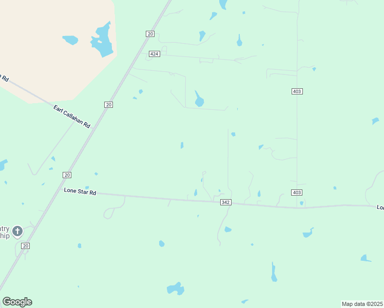 map of restaurants, bars, coffee shops, grocery stores, and more near 214 Lone Star Road in Bastrop