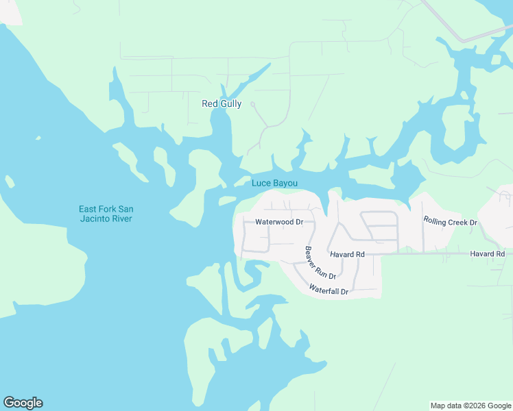 map of restaurants, bars, coffee shops, grocery stores, and more near 25806 Lakewater Drive in Huffman