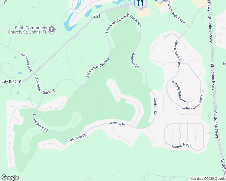 map of restaurants, bars, coffee shops, grocery stores, and more near 1681 Austin Lane in Saint Augustine