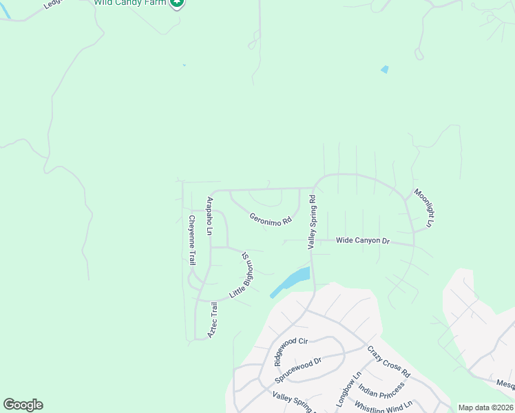 map of restaurants, bars, coffee shops, grocery stores, and more near 91 Sitting Bull Road in Wimberley