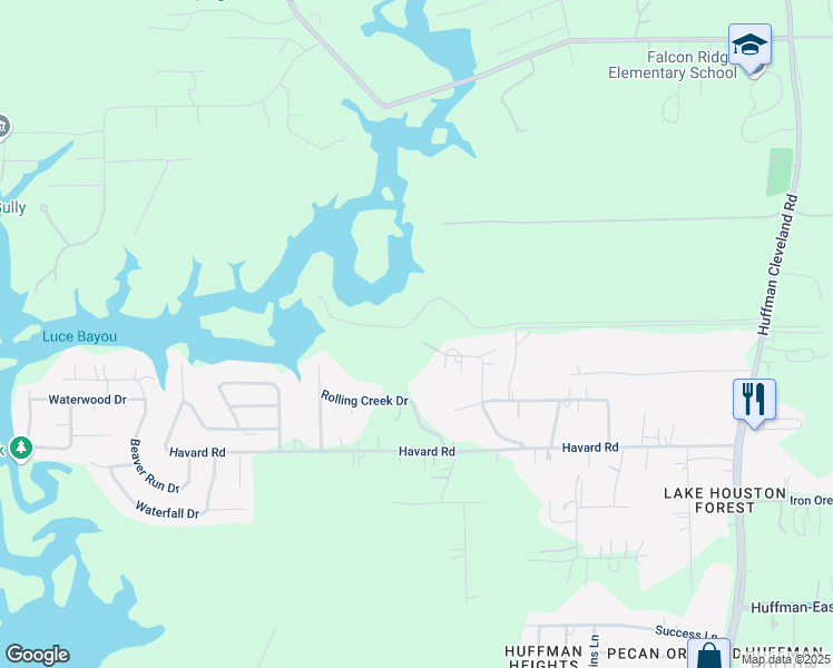 map of restaurants, bars, coffee shops, grocery stores, and more near 927 Lake Glen Road in Huffman