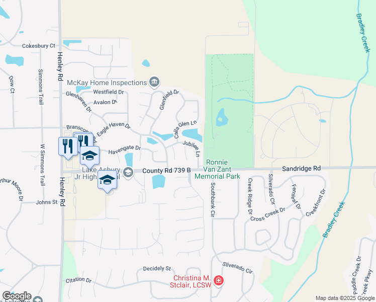 map of restaurants, bars, coffee shops, grocery stores, and more near 1209 Dumpling Court in Green Cove Springs