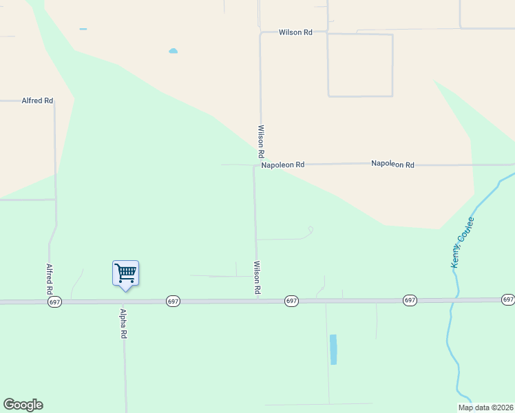 map of restaurants, bars, coffee shops, grocery stores, and more near 9992 Dupree Road in Maurice