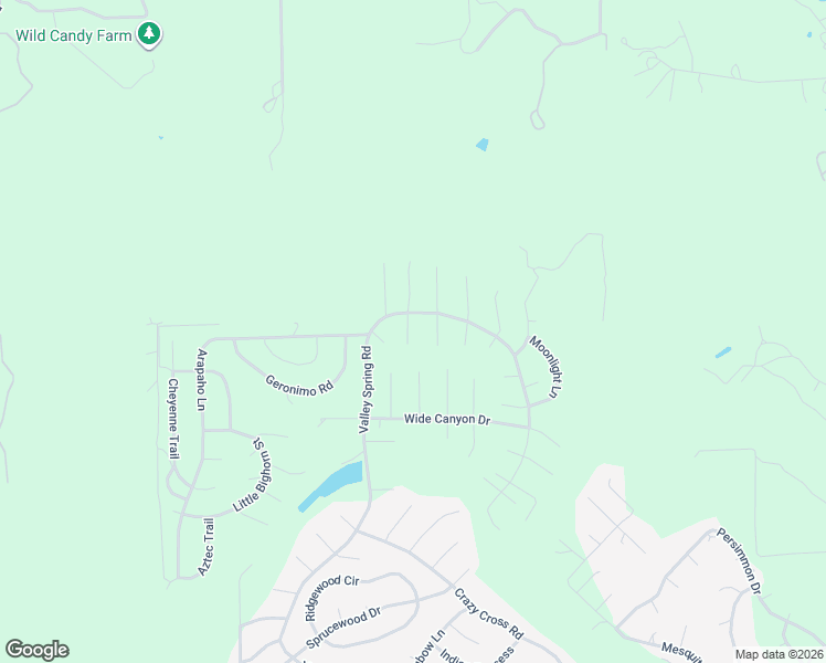 map of restaurants, bars, coffee shops, grocery stores, and more near 17 Serenade Circle in Wimberley