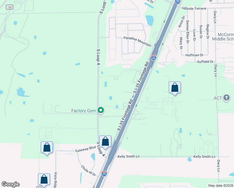 map of restaurants, bars, coffee shops, grocery stores, and more near 17600 N Interstate 35 Frontage Rd in Buda