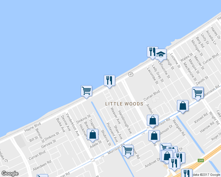 map of restaurants, bars, coffee shops, grocery stores, and more near 39582 Hayne Boulevard in New Orleans