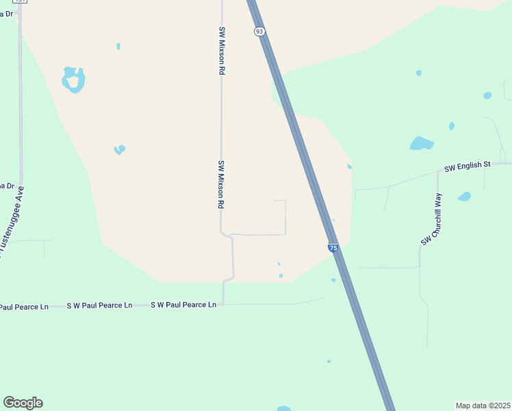 map of restaurants, bars, coffee shops, grocery stores, and more near 1843 Southwest Mixson Road in Lake City