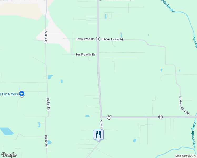 map of restaurants, bars, coffee shops, grocery stores, and more near 720 Austin Road in Youngsville