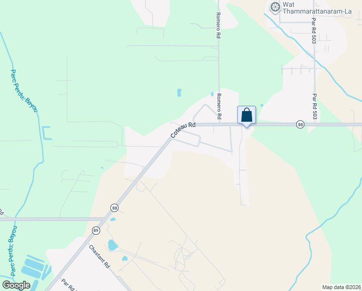 map of restaurants, bars, coffee shops, grocery stores, and more near 7805-7807 Jeromy Drive in New Iberia