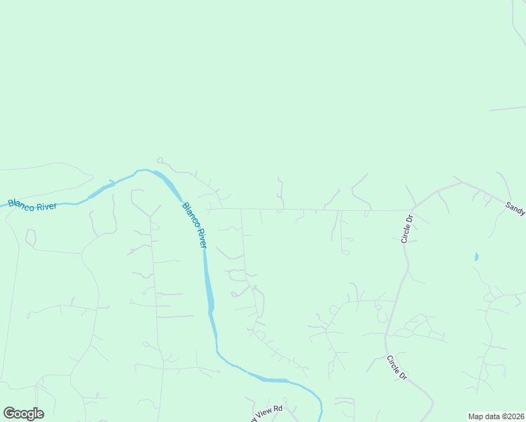 map of restaurants, bars, coffee shops, grocery stores, and more near 1000-1598 Sandy Point Rd in Wimberley