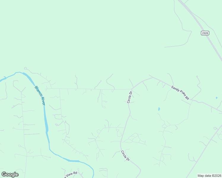 map of restaurants, bars, coffee shops, grocery stores, and more near 811 Sandy Point Road in Wimberley