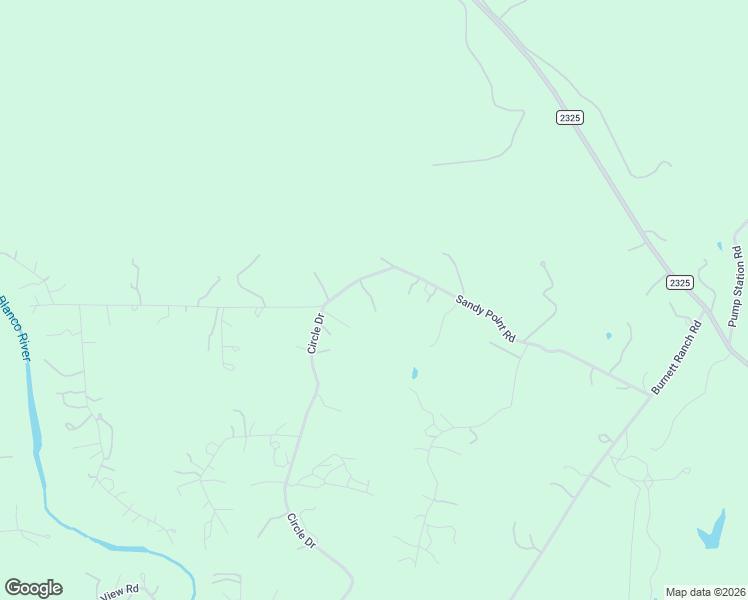 map of restaurants, bars, coffee shops, grocery stores, and more near 501 Sandy Point Road in Wimberley