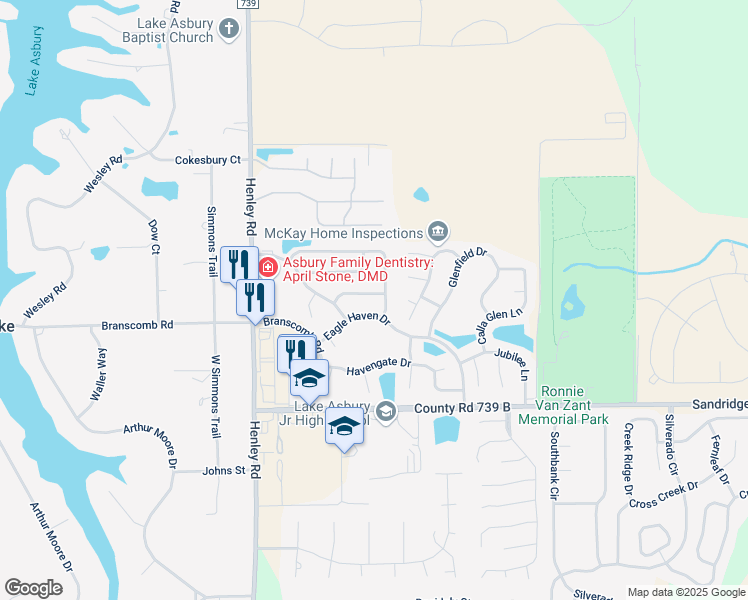 map of restaurants, bars, coffee shops, grocery stores, and more near 3279 Chad Bourne Drive in Green Cove Springs