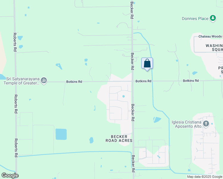 map of restaurants, bars, coffee shops, grocery stores, and more near 24130 Botkins Road in Hockley