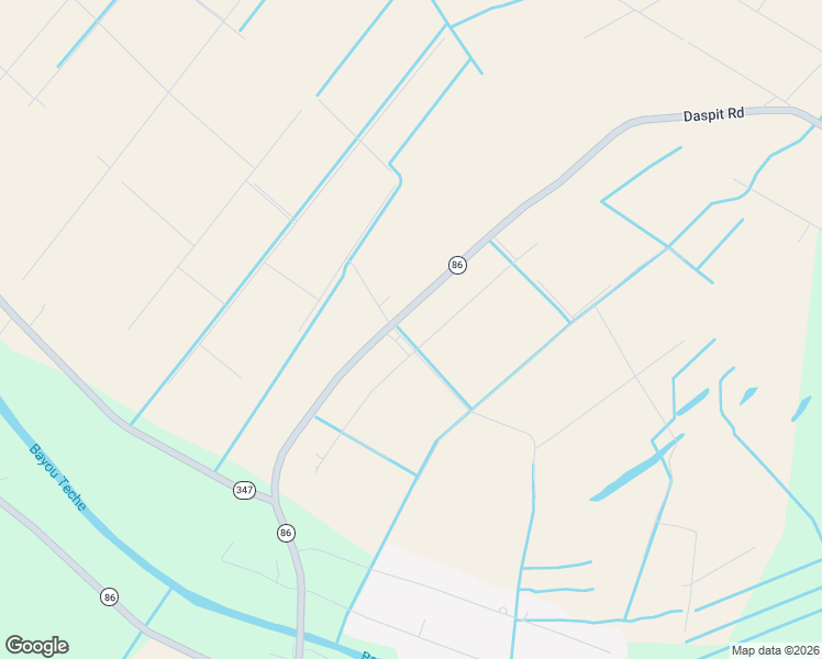 map of restaurants, bars, coffee shops, grocery stores, and more near 3702 Daspit Road in New Iberia