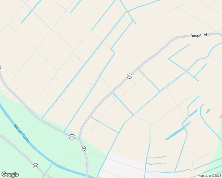 map of restaurants, bars, coffee shops, grocery stores, and more near 3702 Daspit Road in New Iberia