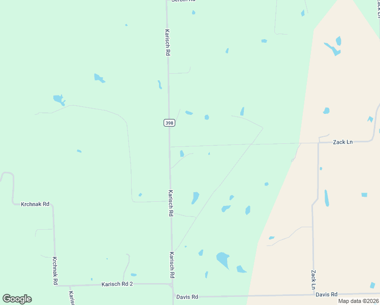 map of restaurants, bars, coffee shops, grocery stores, and more near 533 Karisch Road in Smithville