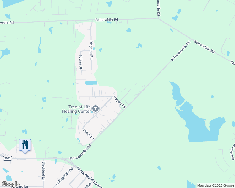 map of restaurants, bars, coffee shops, grocery stores, and more near 202 Meyers Road in Buda