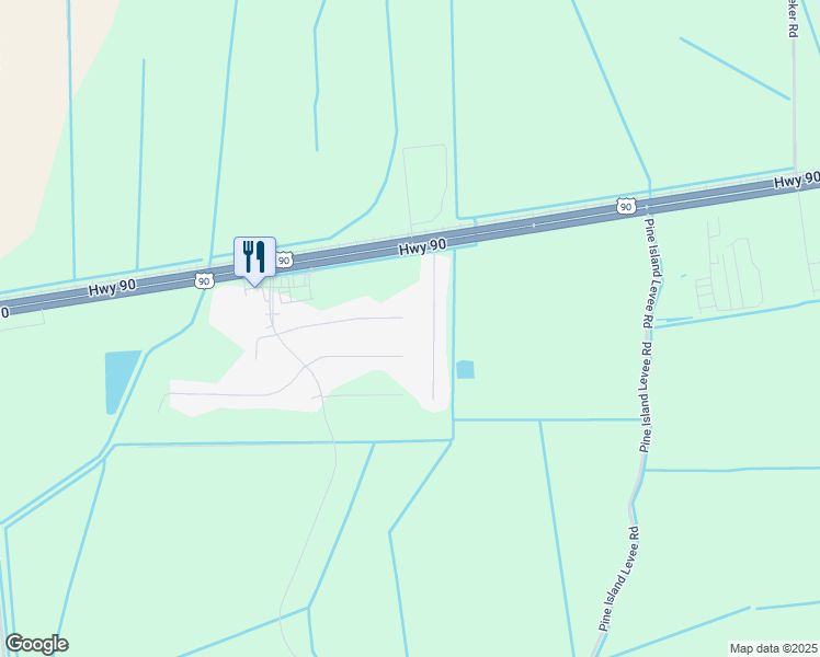 map of restaurants, bars, coffee shops, grocery stores, and more near 14805 Lisa Lane in Beaumont