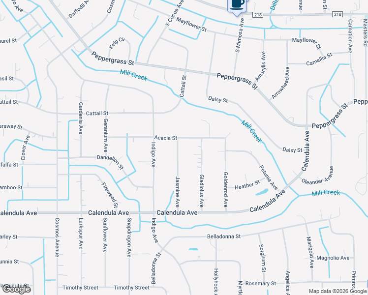 map of restaurants, bars, coffee shops, grocery stores, and more near 2411 Jasmine Avenue in Middleburg