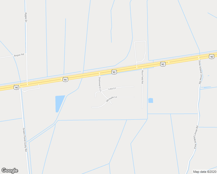 map of restaurants, bars, coffee shops, grocery stores, and more near 14874 Lisa Lane in Beaumont