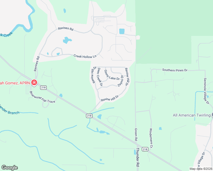 map of restaurants, bars, coffee shops, grocery stores, and more near 3125 Zeyno Drive in Middleburg