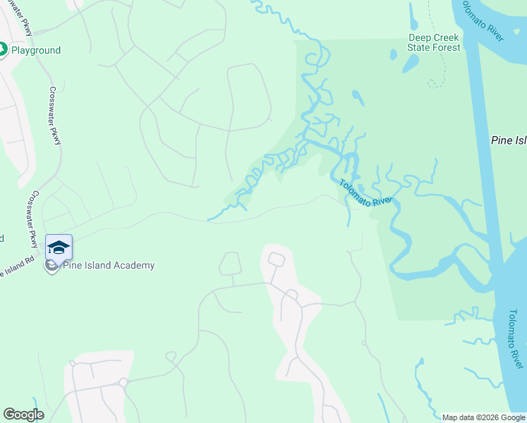 map of restaurants, bars, coffee shops, grocery stores, and more near 1140 Pine Island Road in St. Augustine