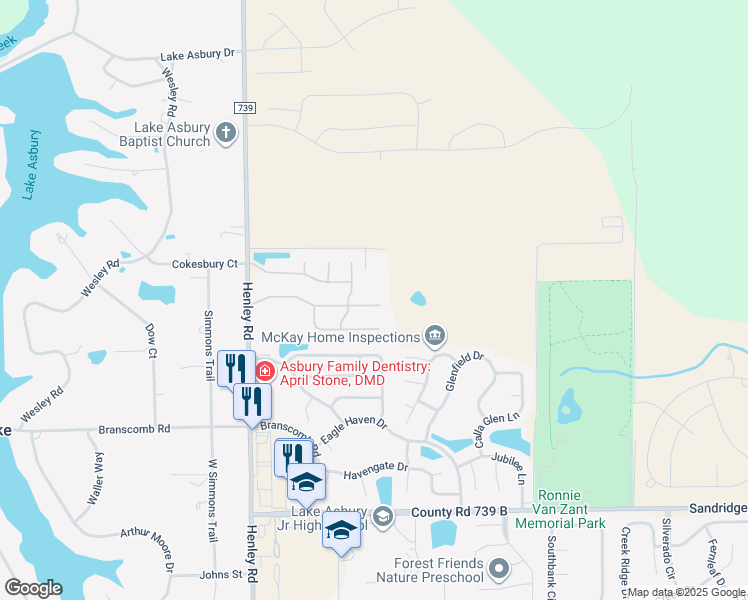 map of restaurants, bars, coffee shops, grocery stores, and more near 3014 Plantation Ridge Drive in Green Cove Springs