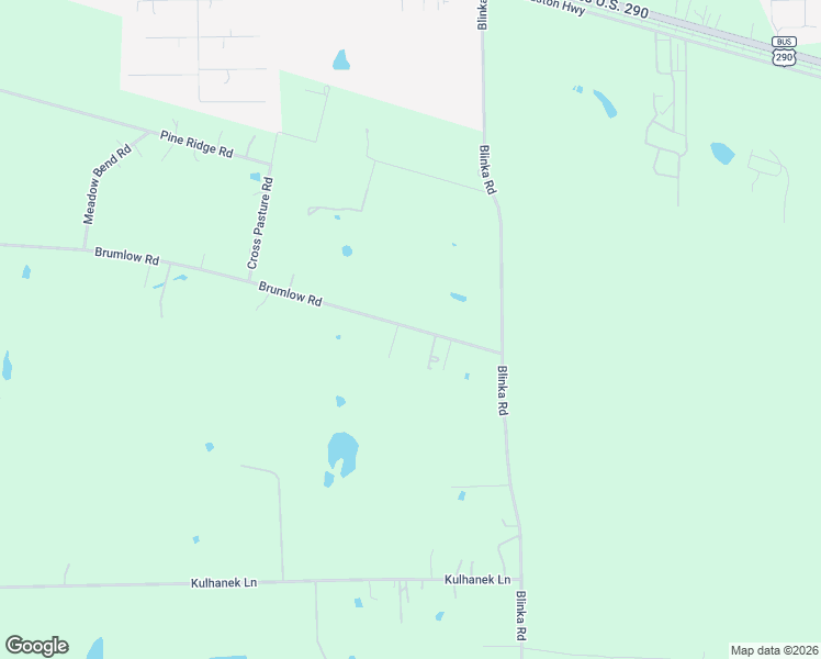 map of restaurants, bars, coffee shops, grocery stores, and more near 34303 Brumlow Road in Waller